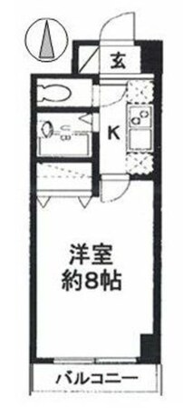 プラザＫＳＮ大倉山の物件間取画像